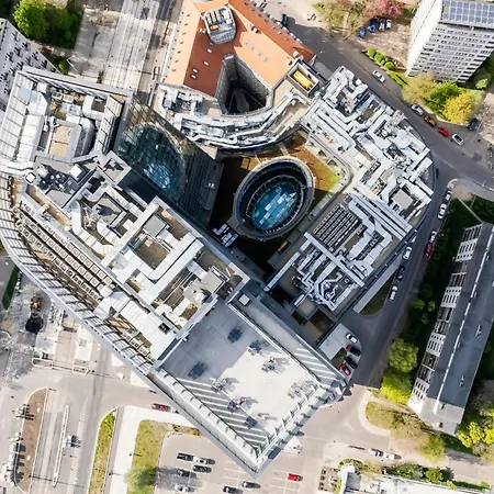 Ans Hanza Tower No 428 - Swimming Pool, Sauna, Jacuzzi, Viewing Terrace Apartment Szczecin